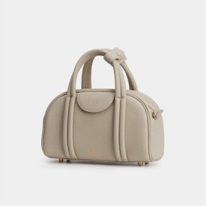 Songmont Small Bowling Crossbody Taske Grå | 5391-ZURGP