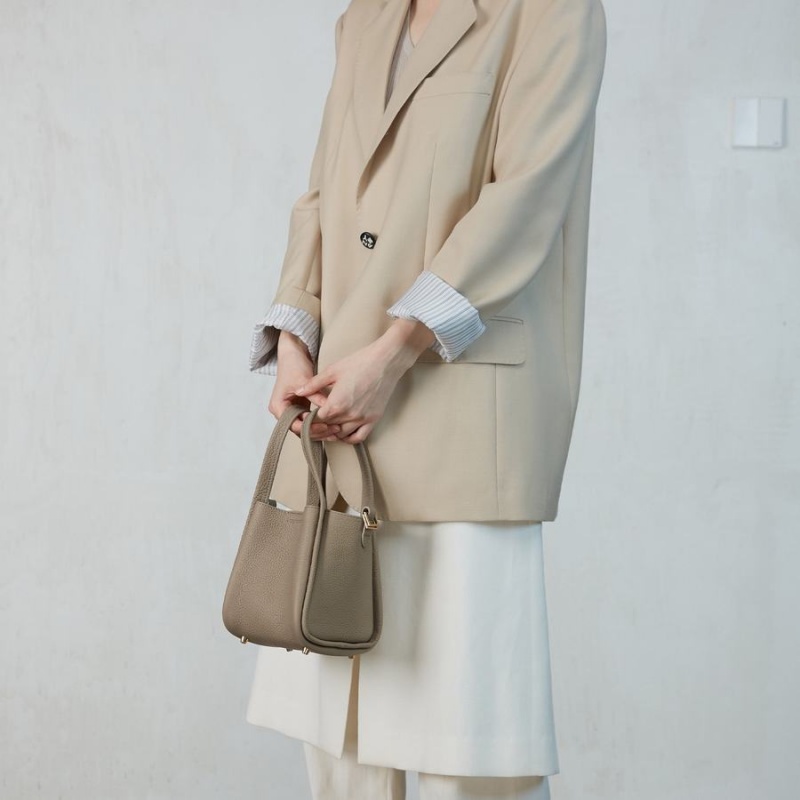 Songmont Small Song Bøttepungen Khaki | 6293-NRXVB